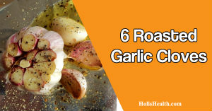 Eating 6 roasted garlic cloves